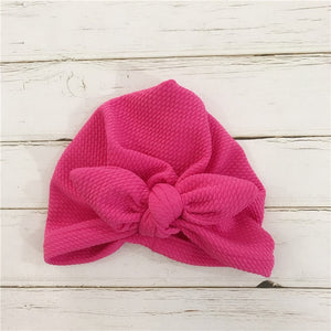 2019 Fashion Baby Hats Rabbit Ears Infant Children Baby Girls Boho Hat Beanie Scarf Turban Head Wrap Cap headscarf