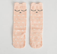 Load image into Gallery viewer, Baby Girls sock knee high Fox Cotton Cute Little Character Knee Socks Kid Clothing unisex Toddler Boot Socks Cartoon

