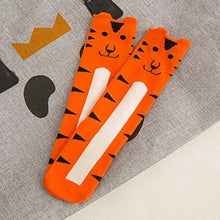 Load image into Gallery viewer, Baby Girls sock knee high Fox Cotton Cute Little Character Knee Socks Kid Clothing unisex Toddler Boot Socks Cartoon
