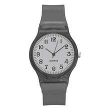 Load image into Gallery viewer, 2019 New Lovers Men Women Watches Fashion Transparent Candy Color Plastic Band Casual Quartz Watches Female Male Wristwatches
