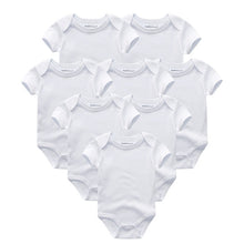 Load image into Gallery viewer, 8 PCS/LOT Short Sleeve Baby Rompers 100%Cotton overalls Newborn clothes Roupas de bebe boys girls jumpsuit&amp;clothing
