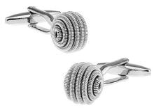 Load image into Gallery viewer, Free shipping Black Cufflinks for men fashion knot design top quality copper hotsale cufflinks whoelsale&amp;retail
