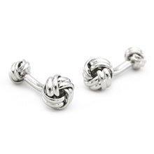 Load image into Gallery viewer, Free shipping Black Cufflinks for men fashion knot design top quality copper hotsale cufflinks whoelsale&amp;retail

