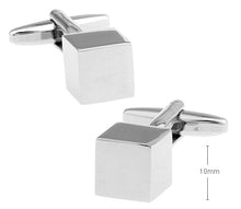 Load image into Gallery viewer, Free shipping Black Cufflinks for men fashion knot design top quality copper hotsale cufflinks whoelsale&amp;retail
