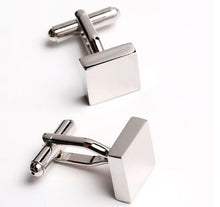 Load image into Gallery viewer, Free shipping Black Cufflinks for men fashion knot design top quality copper hotsale cufflinks whoelsale&amp;retail
