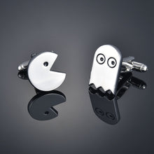 Load image into Gallery viewer, Fashion Men's Cufflinks Coppper Horse Business Cufflinks For Gentlemen steel Stamping Cuff Links Hand engraving Men Jewelry
