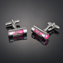 Load image into Gallery viewer, Fashion Men's Cufflinks Coppper Horse Business Cufflinks For Gentlemen steel Stamping Cuff Links Hand engraving Men Jewelry
