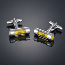 Load image into Gallery viewer, Fashion Men's Cufflinks Coppper Horse Business Cufflinks For Gentlemen steel Stamping Cuff Links Hand engraving Men Jewelry

