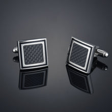 Load image into Gallery viewer, Fashion Men's Cufflinks Coppper Horse Business Cufflinks For Gentlemen steel Stamping Cuff Links Hand engraving Men Jewelry
