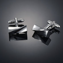 Load image into Gallery viewer, Fashion Men's Cufflinks Coppper Horse Business Cufflinks For Gentlemen steel Stamping Cuff Links Hand engraving Men Jewelry
