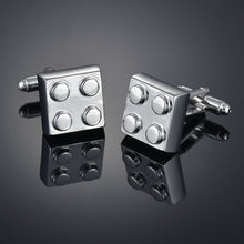 Load image into Gallery viewer, Fashion Men's Cufflinks Coppper Horse Business Cufflinks For Gentlemen steel Stamping Cuff Links Hand engraving Men Jewelry
