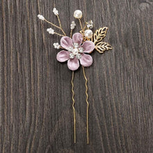Load image into Gallery viewer, MOLANS Luxury Hairpin For Women Hair Combs Headdress Prom Bridal Wedding Crown Elegant Hair Accessories Gold Leaves Headwear 1PC
