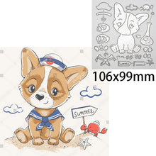 Load image into Gallery viewer, Animal Doll Dies Moon Star Rabbit Girl Metal Cutting Dies Scrapbooking For DIY Embossing Cuts Craft Die Baby Balloon Dies
