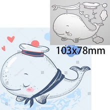Load image into Gallery viewer, Animal Doll Dies Moon Star Rabbit Girl Metal Cutting Dies Scrapbooking For DIY Embossing Cuts Craft Die Baby Balloon Dies
