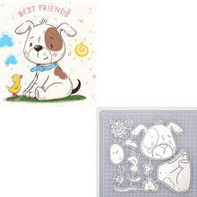 Load image into Gallery viewer, Animal Doll Dies Moon Star Rabbit Girl Metal Cutting Dies Scrapbooking For DIY Embossing Cuts Craft Die Baby Balloon Dies
