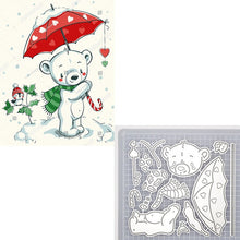 Load image into Gallery viewer, Animal Doll Dies Moon Star Rabbit Girl Metal Cutting Dies Scrapbooking For DIY Embossing Cuts Craft Die Baby Balloon Dies
