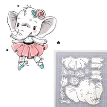 Load image into Gallery viewer, Animal Doll Dies Moon Star Rabbit Girl Metal Cutting Dies Scrapbooking For DIY Embossing Cuts Craft Die Baby Balloon Dies
