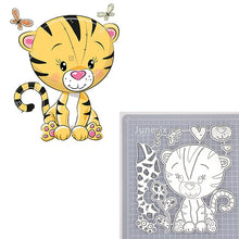 Load image into Gallery viewer, Animal Doll Dies Moon Star Rabbit Girl Metal Cutting Dies Scrapbooking For DIY Embossing Cuts Craft Die Baby Balloon Dies
