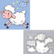 Load image into Gallery viewer, Animal Doll Dies Moon Star Rabbit Girl Metal Cutting Dies Scrapbooking For DIY Embossing Cuts Craft Die Baby Balloon Dies
