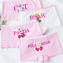 Load image into Gallery viewer, 4 Pcs/lot Children Panties Briefs Kids Underwear Baby Cotton Sweet Design Panties  Cute Underpants Children Clothing
