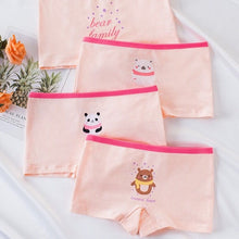 Load image into Gallery viewer, 4 Pcs/lot Children Panties Briefs Kids Underwear Baby Cotton Sweet Design Panties  Cute Underpants Children Clothing
