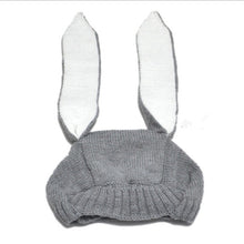 Load image into Gallery viewer, Baby Rabbit Ears Hat Infant Toddler Autumn Winter Knitted Caps for Children Baby Bunny Beanie Hats Accessories Photography Props
