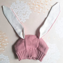 Load image into Gallery viewer, Baby Rabbit Ears Hat Infant Toddler Autumn Winter Knitted Caps for Children Baby Bunny Beanie Hats Accessories Photography Props
