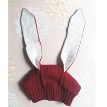 Load image into Gallery viewer, Baby Rabbit Ears Hat Infant Toddler Autumn Winter Knitted Caps for Children Baby Bunny Beanie Hats Accessories Photography Props
