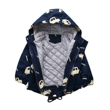 Load image into Gallery viewer, Children Winter Fleece Outdoor Jackets for Boys Hooded Warm Kids Boy Outerwear Windbreaker Autumn Casual Baby Boy Coats Clothing
