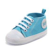 Load image into Gallery viewer, New  Baby Canvas Sneaker For Newborn Sport Shoes For Baby Boys Girls Infant Toddler Soft Bottom Anti-slip First Walkers 0-18 M
