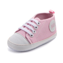 Load image into Gallery viewer, New  Baby Canvas Sneaker For Newborn Sport Shoes For Baby Boys Girls Infant Toddler Soft Bottom Anti-slip First Walkers 0-18 M
