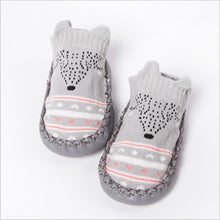 Load image into Gallery viewer, 2017 Fashion Baby Socks With Rubber Soles Infant Sock Newborn Autumn Winter Children Floor Socks Shoes Anti Slip Soft Sole Sock
