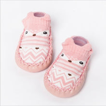 Load image into Gallery viewer, 2017 Fashion Baby Socks With Rubber Soles Infant Sock Newborn Autumn Winter Children Floor Socks Shoes Anti Slip Soft Sole Sock
