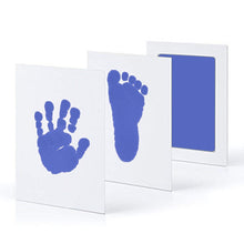 Load image into Gallery viewer, Environmental-friendly Baby Care Non-Toxic Baby Handprint Footprint Imprint Kit Baby Souvenirs Casting Newborn Footprint inkpad
