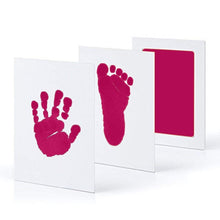 Load image into Gallery viewer, Environmental-friendly Baby Care Non-Toxic Baby Handprint Footprint Imprint Kit Baby Souvenirs Casting Newborn Footprint inkpad
