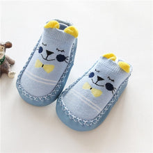 Load image into Gallery viewer, Baby Socks With Rubber Soles Infant Newborn Baby Girls Boys Autumn Winter Children Floor Socks Shoes Anti Slip Soft Sole Sock
