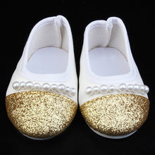 Load image into Gallery viewer, 15 Style 7.5cm Delicate Doll Shoes For 18 inch Girls Doll Mini Handmade Doll Shoes For 43 cm Baby New Born Dolls Toy Accessories
