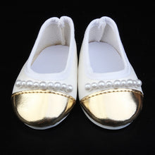 Load image into Gallery viewer, 15 Style 7.5cm Delicate Doll Shoes For 18 inch Girls Doll Mini Handmade Doll Shoes For 43 cm Baby New Born Dolls Toy Accessories

