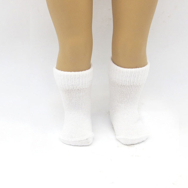 15 Style 7.5cm Delicate Doll Shoes For 18 inch Girls Doll Mini Handmade Doll Shoes For 43 cm Baby New Born Dolls Toy Accessories