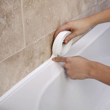 Load image into Gallery viewer, New Sealing Strip  Bathroom Shower Sink Bath Caulk Tape White PVC Self adhesive Waterproof Wall sticker for Bathroom Kitchen
