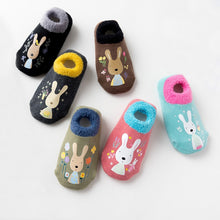 Load image into Gallery viewer, Cotton Baby Boys Girls Socks Rubber Slip-resistant Floor Socks Cartoon Infant Kids Animal Socks Winter Autumn Thicken Warm Shoes
