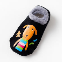 Load image into Gallery viewer, Cotton Baby Boys Girls Socks Rubber Slip-resistant Floor Socks Cartoon Infant Kids Animal Socks Winter Autumn Thicken Warm Shoes
