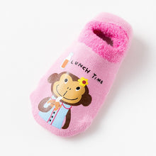 Load image into Gallery viewer, Cotton Baby Boys Girls Socks Rubber Slip-resistant Floor Socks Cartoon Infant Kids Animal Socks Winter Autumn Thicken Warm Shoes
