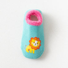 Load image into Gallery viewer, Cotton Baby Boys Girls Socks Rubber Slip-resistant Floor Socks Cartoon Infant Kids Animal Socks Winter Autumn Thicken Warm Shoes
