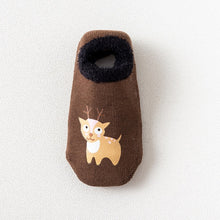 Load image into Gallery viewer, Cotton Baby Boys Girls Socks Rubber Slip-resistant Floor Socks Cartoon Infant Kids Animal Socks Winter Autumn Thicken Warm Shoes
