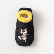 Load image into Gallery viewer, Cotton Baby Boys Girls Socks Rubber Slip-resistant Floor Socks Cartoon Infant Kids Animal Socks Winter Autumn Thicken Warm Shoes
