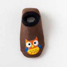 Load image into Gallery viewer, Cotton Baby Boys Girls Socks Rubber Slip-resistant Floor Socks Cartoon Infant Kids Animal Socks Winter Autumn Thicken Warm Shoes
