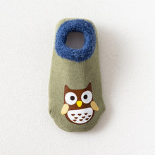 Load image into Gallery viewer, Cotton Baby Boys Girls Socks Rubber Slip-resistant Floor Socks Cartoon Infant Kids Animal Socks Winter Autumn Thicken Warm Shoes

