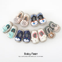 Load image into Gallery viewer, Baby Socks Shoes cute animal Summer Rubber Sole Anti-slip Toddler Shoes
