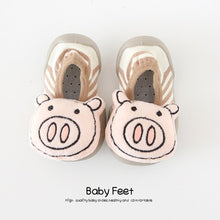 Load image into Gallery viewer, Baby Socks Shoes cute animal Summer Rubber Sole Anti-slip Toddler Shoes
